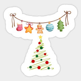 MERRY CHRISTMAS Sticker